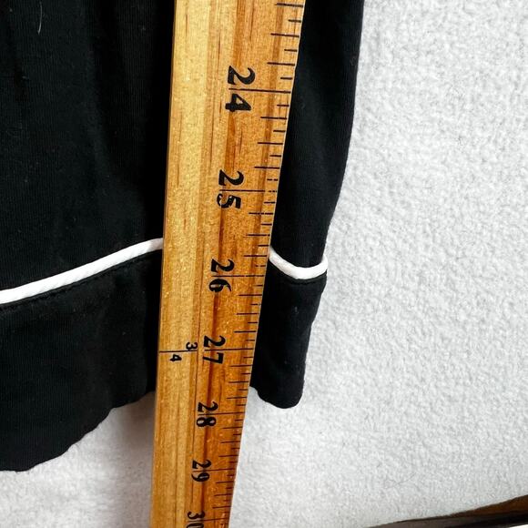 Cozy Earth Bamboo Stretch-Knit Pajama Pant Women’s SZ SM Black With Cream EUC - Picture 8 of 9